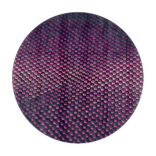 Tabla De Cortar Fondo abstracto futurista metálico rosa.