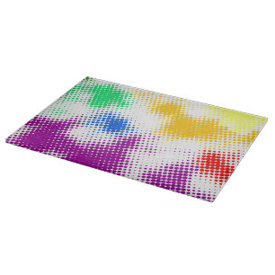 Tabla De Cortar Fondo colorido de semitono al azar