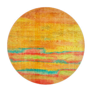 Tabla De Cortar Fondo colorido y moderno de madera