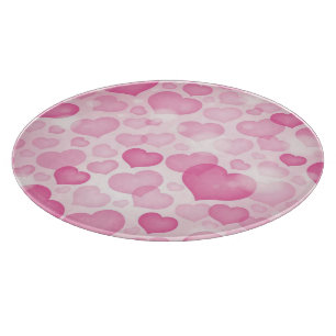 Tabla De Cortar Fondo con los corazones
