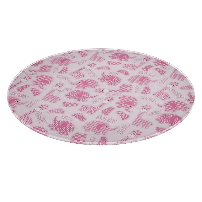 Tabla De Cortar fondo de la niña (Borde)