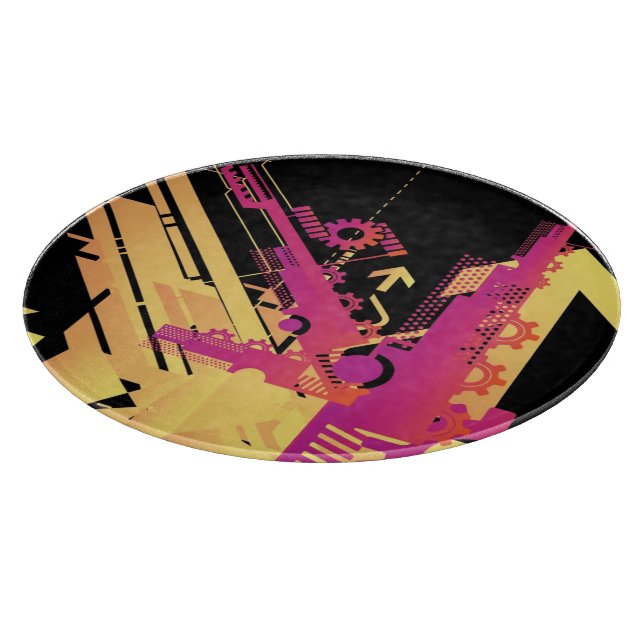 Tabla De Cortar Fondo de semitono técnico 7 (Borde)