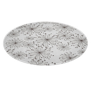 Tabla De Cortar Fondo floral retro