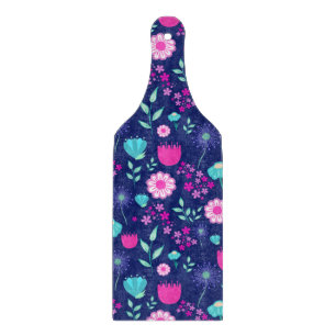 Tabla De Cortar Fondo lindo con patrón floral