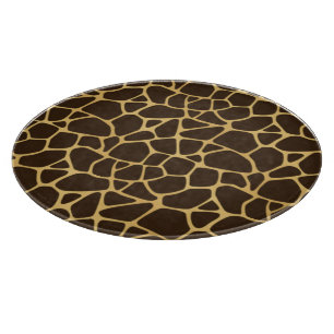 Tabla De Cortar Fondo manchado jirafa