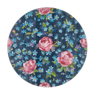 Tabla De Cortar Fondo retro elegante de los peones rosados