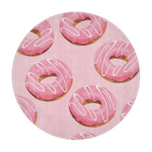 Tabla De Cortar Fondo transparente de donuts acristalados