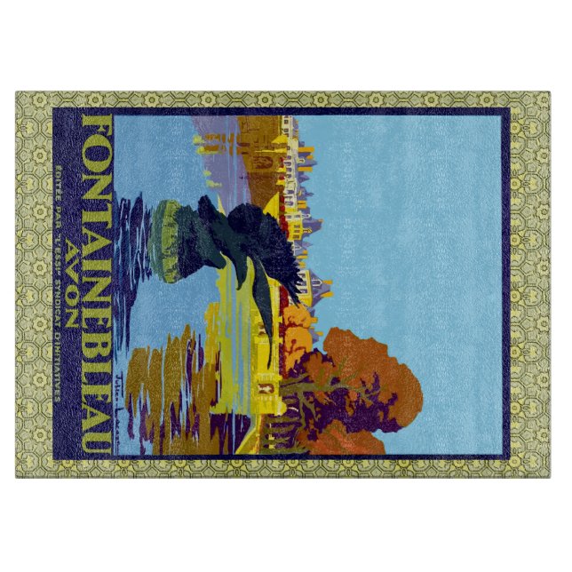 Tabla De Cortar Fontainebleau Avon France Viajes Franceses (Anverso)