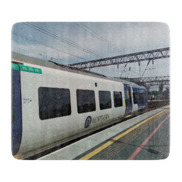 Tabla De Cortar Formación en blanco y azul