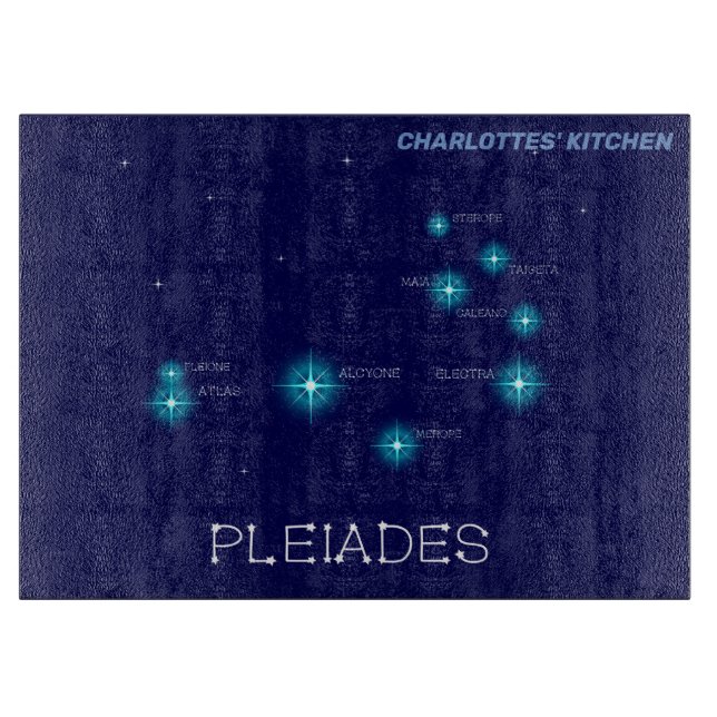 Tabla De Cortar Formación Estrella de las Pléyades del Hemisferio  (Anverso)