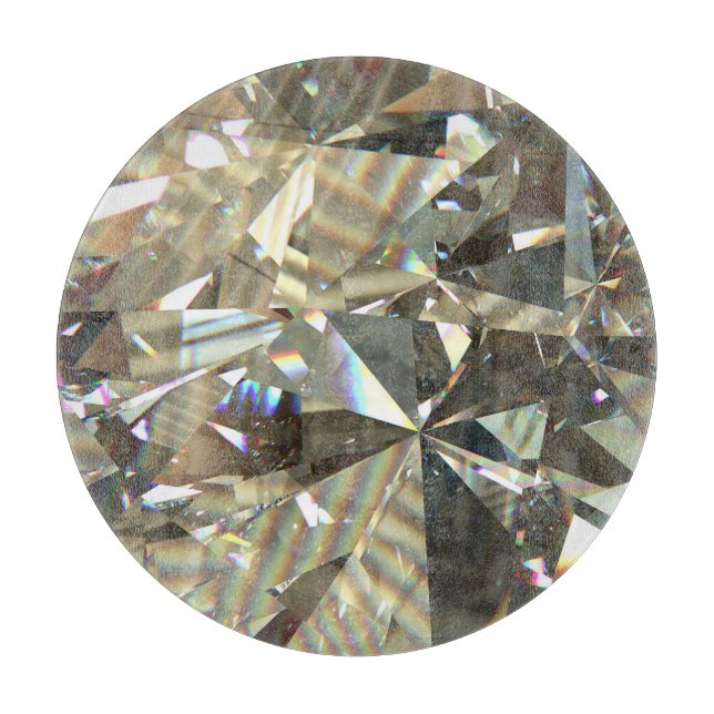Tabla De Cortar Formas de diamante triangular: textura en capas. (Anverso)