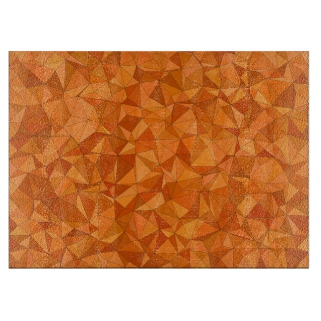 Tabla De Cortar Formas de Naranja geométrica (Anverso)