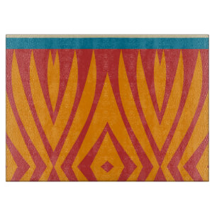 Tabla De Cortar Formas en colores retro