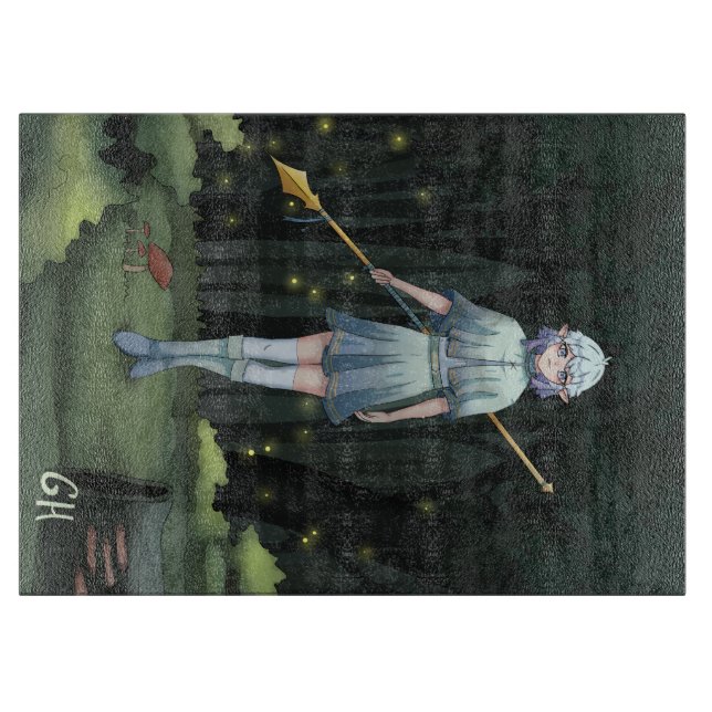 Tabla De Cortar Forrest Girl Anime, gameart (Anverso)