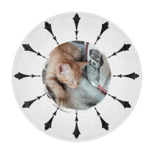 Tabla De Cortar Foto de gato, Humor, reemplazable, Divertido