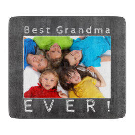 Tabla De Cortar Foto de GrandKids para Gandma