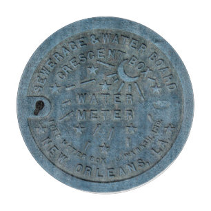 Tabla De Cortar Foto del contador del agua de New Orleans