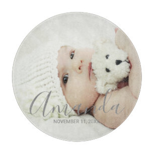 Tabla De Cortar Foto personalizado con nombre y texto personalizad