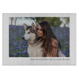 Tabla De Cortar Foto y texto personalizados