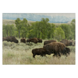 Tabla De Cortar Fotografía de animales de la naturaleza de Wyoming