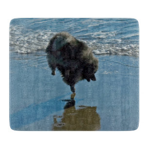 Tabla De Cortar Fotografía del Ballet Keeshond - Arte de Perro Or