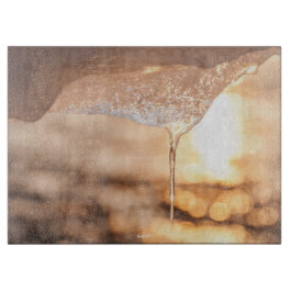 Tabla De Cortar fotografía del hielo