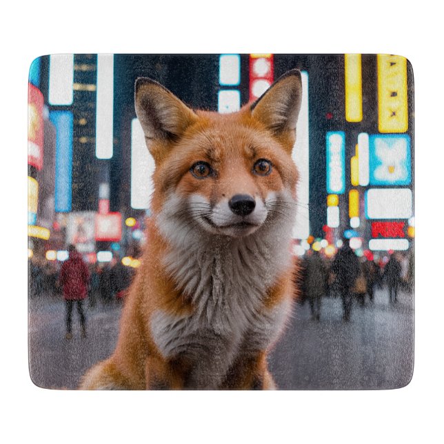 Tabla De Cortar Fox en Times Square (Anverso)