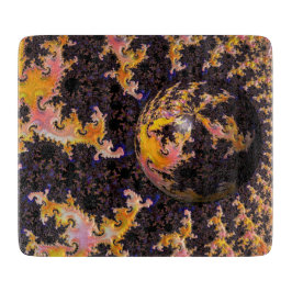 Tabla De Cortar Fractal Firestorm Sphere