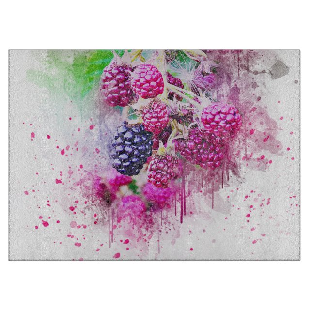 Tabla De Cortar Frambuesas (Anverso)