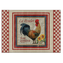 Francés rojo Country Rooster Le Poulet