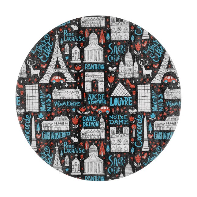 Tabla De Cortar Francia| Patrón de símbolos (Anverso)