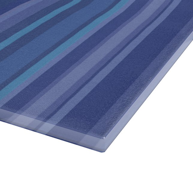 Tabla De Cortar Frania Azul Púrpura Moderno (Borde)