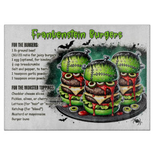 Tabla De Cortar Frankenstein Burgers