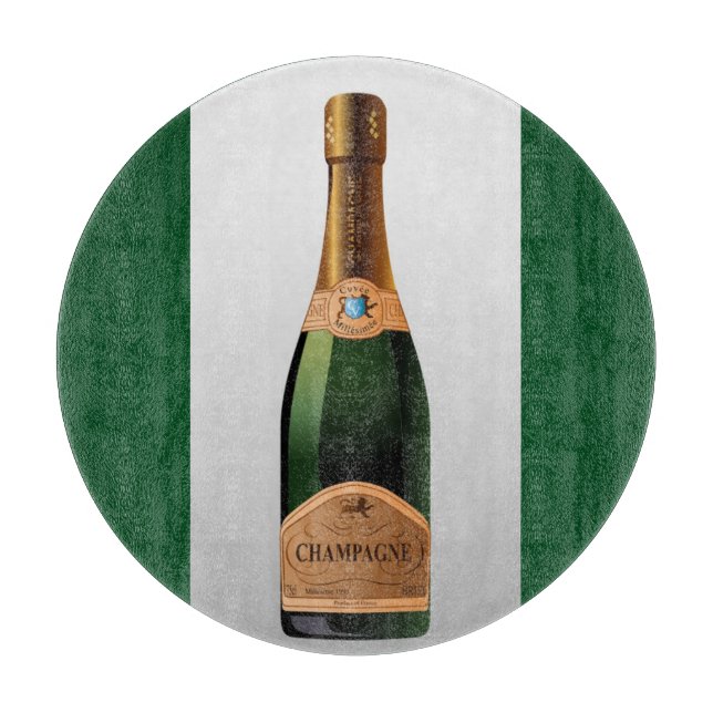 TABLA DE CORTAR FRASCO DE CHAMPAGNE (Anverso)