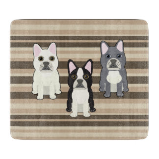 Tabla De Cortar Frenchies Neutral Striped