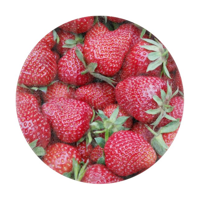 Tabla De Cortar fresas frescas (Anverso)