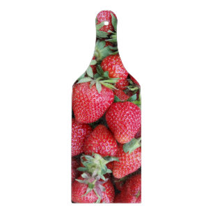 Tabla De Cortar fresas frescas