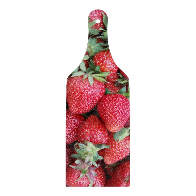 Tabla De Cortar fresas frescas (Anverso)