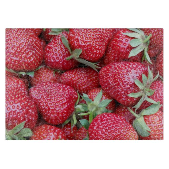 Tabla De Cortar fresas frescas (Anverso)