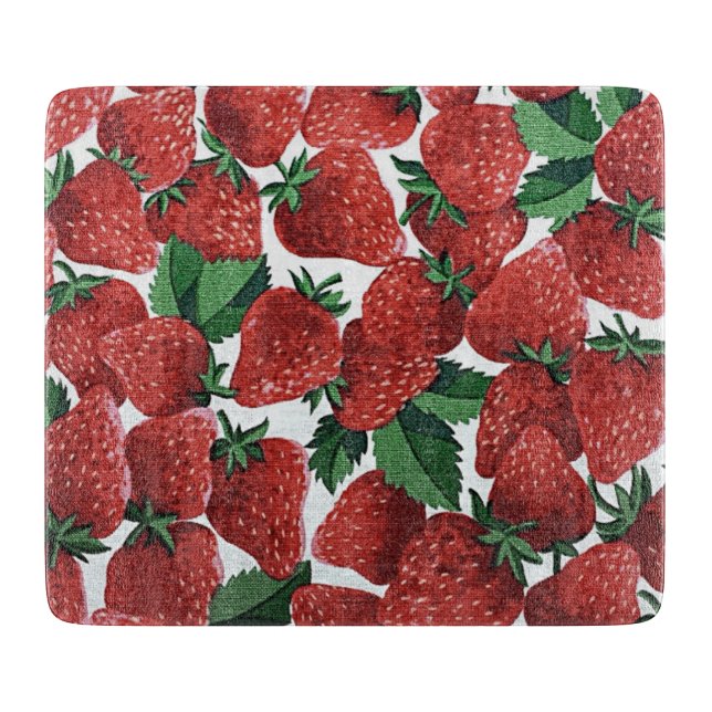 Tabla De Cortar Fresas y Nata (Anverso)