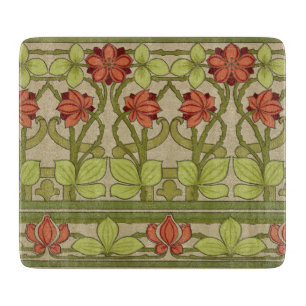 Tabla De Cortar Frieze Border Art Nouveau Floral
