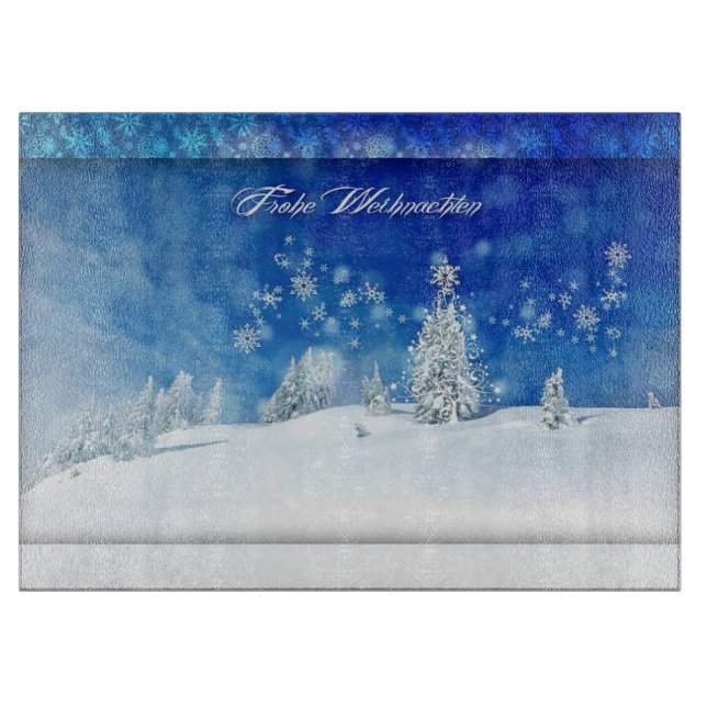 Tabla De Cortar Frohe Weihnachten (Anverso)