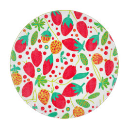 Tabla De Cortar Fruitosa Paleta Vivid Pattern