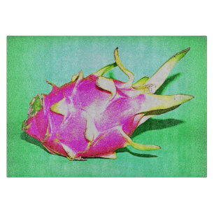 Tabla De Cortar "Fruta de Dragón Brillante" Foto Adorable. Compra 