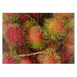 Tabla De Cortar Fruta de Rambután en el mercado de Can Duoc