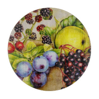 Tabla De Cortar Frutas de la pintura de la bella arte del seto