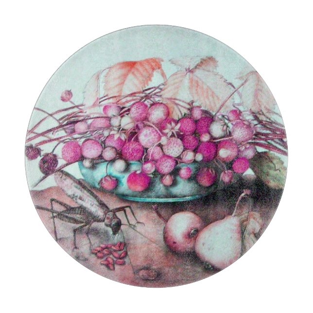 TABLA DE CORTAR FRUTAS DE TEMPORADA / FRESCOS Y PILAS (Anverso)