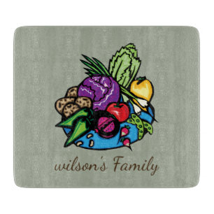 Tabla De Cortar Frutas y verduras naturales personalizadas