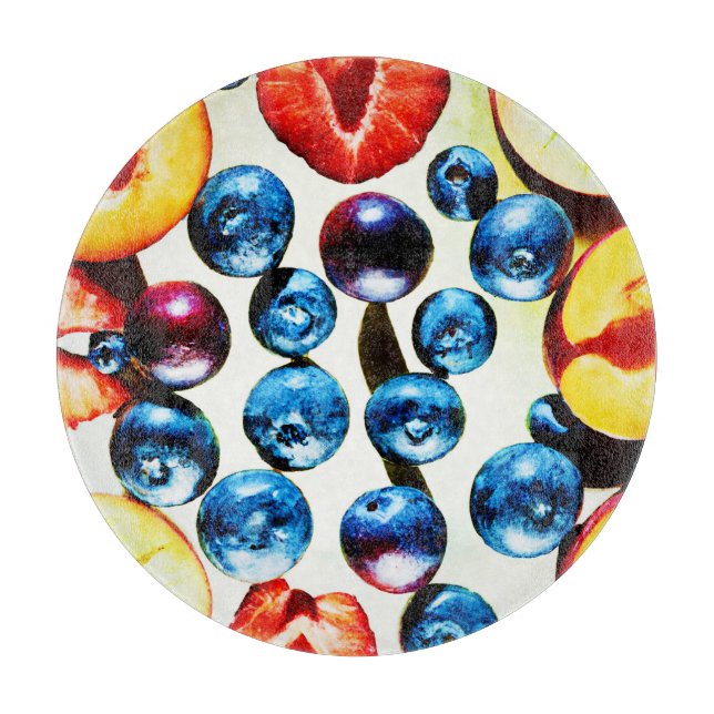 Tabla De Cortar Fruto patrón de vibración (Anverso)