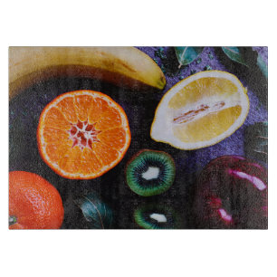 Tabla De Cortar Frutos Coloridos
